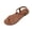 Brown, variant on Women's T-Strap Thong Flat Sandals Elastic Back Strap Open-Toe PU Upper Comfortable Plus Size Friendly for Women Casual Everyday Sandals