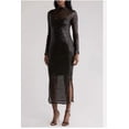 thumbnail image 4 of Steve Madden Blakely Long Sleeve Sequin Mesh Maxi Dress S, 4 of 4