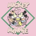 thumbnail image 2 of Girl's Mickey & Friends Mickey and Minnie Date Night  Graphic Tee Light Pink Large, 2 of 4
