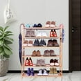UBesGoo 6 Tiers Bamboo Wood Shoe Shelf Shoe Rack Shoe Storage Shelving