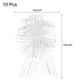 thumbnail image 2 of 10pcs 4 Inch Large Pull Bow Gift Wrapping Bows Ribbon Organza White for Wedding Baskets Party, 2 of 6