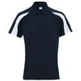thumbnail image 1 of AWDis Just Cool Mens Short Sleeve Contrast Panel Polo Shirt, 1 of 2