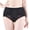 Black, variant on KANG Fashion Low Waist Button Down Breathable Thin Type Abdominal Reducing Panties For Women After Childbirth Shaping Waist And Shaping Short Pants Beige L