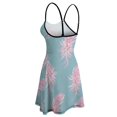 thumbnail image 5 of Floral Mermaid Pattern Slip Dress Dress Summer Elegant Women's Dress Women's Clothing, 5 of 6