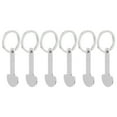 thumbnail image 1 of Milisten 6pcs Trolley Tokens Key Ring Metal Small Tokens Shopping Cart Tokens Portable Cart Tokens, 1 of 5