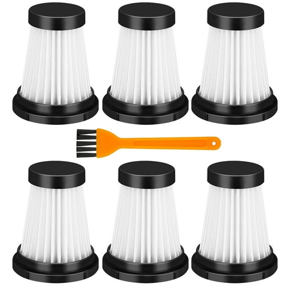 LIUJUAN 6 Pack Replacement Filter Only Compatible with MOOSOO K12, K12 Pro Cordless Vacuum Cleaner
