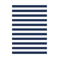 thumbnail image 1 of Plastic Patio Rug - Navy Cabana Stripe, 144" x 108", 1 of 1