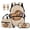 Music Note Capybara, variant on Yuyamidu Capybara Bookbag with Lunch Box for Kids 7-8 Cute Backpack with Lunch Box Pencil Case Bookmarks 5 Piece School Bag Set for Boys Girls 3rd Grade with Lunchbox