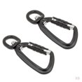 thumbnail image 1 of LOVIVER Lots 18 Heavy Duty Auto Locking Carabiner Clips D Shaped Hanging Buckle for, 1 of 7