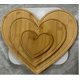 thumbnail image 2 of Tabla de cortar en forma de corazón Tabla de madera para cortar pan, queso y alimentos cocinados para carne, queso y verduras. San Valentín, 2 of 8