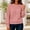 Pink, variant on Harpily Women's Sweaters Solid color Crew Neck Long Sleeve Shirts Basic Style Lightweight Soft Fall Outfits for Women Knit Pullover Tops