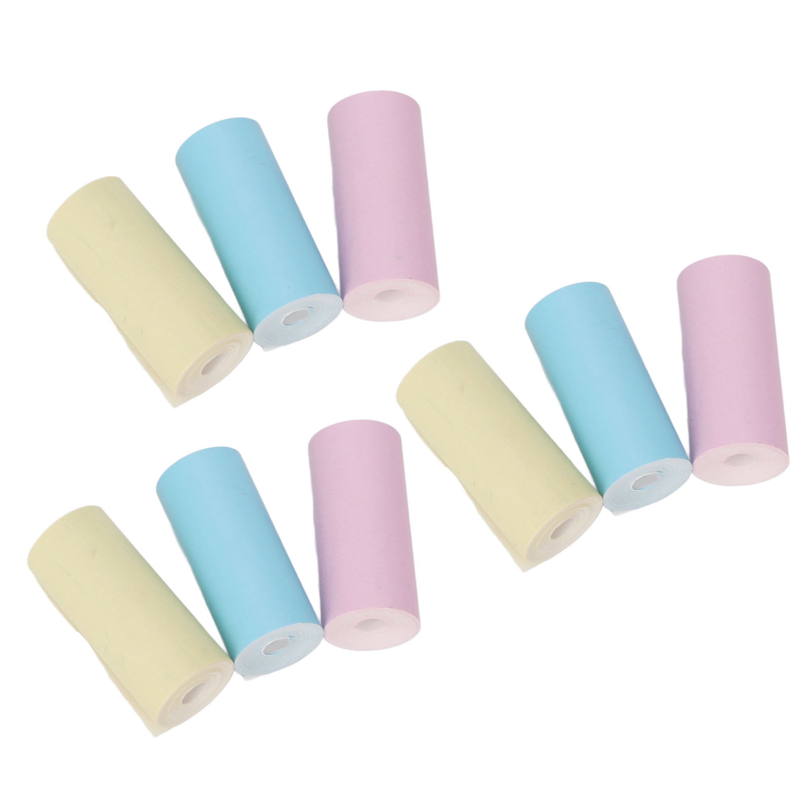 Self Adhesive Printing Paper9 Pcs Mini Printing Mini Printing Paper Roll Mini Printer Paper Enhanced Features