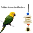 thumbnail image 2 of Cuttlefish Bone Bird Toy Parrot Chew Toy Calcium Squirrel Molares Cuerdas colgantes Hugtrwg Para estrenar, 2 of 6