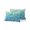 Turquoise, variant on Waterproof Outdoor Throw Pillows with Inserts 12"x20" Set of 2,Turquoise Blue Teal Soft Decorative Pillowcases for Couch Bedroom,Chic Stained Glass Texture Pillow Covers for Sofa Living Room