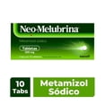 thumbnail image 1 of Tabletas Neo-Melubrina Dolor intenso y Fiebre 10 Tabletas de 500 mg. Fórmula con Metamizol Sódico., 1 of 4