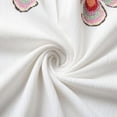 thumbnail image 4 of DPTALR Women's Fashion V-Neck Printed Puff Sleeve T-Shirt,White,Size XXL, 4 of 8