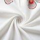 thumbnail image 2 of TaTaai Spring Top for Women Puff Sleeve V-Neck Floral Embroidery Printed Shirt Casual Short Sleeve Cropped Blouse Loose Fit Lightweight for Daily Wear Vacation Gift, 2 of 9