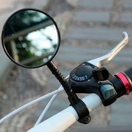 Bike Mirror, TSV Bike Bicycle Handlebar Flexible Rear Back View Rearview Mirror