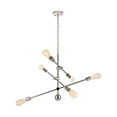 thumbnail image 3 of Indoor Home Decorative Midcentury Modern Axel 6 Lights Polished Nickel Pendant, 3 of 6