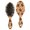 Thanksgiving Turkey Maple Leaf Berry, variant on Thanksgiving Turkey Pumpkin Acorn Brush, Detangling Hair Brush, Paddle Styling Brush, Air Cushion Design Gifts for Wet Dry Hair Styling