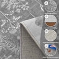 thumbnail image 2 of Washable Rug Stain-Resistant Colorful Floral Rug for Living Room Foldable Ultra Soft Thin Floor Mat Indoor Low Pile Non Slip Carpet for Nursery Kids Bedroom Play Room, 2 of 9