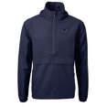thumbnail image 2 of Men's Cutter & Buck Navy Boston Red Sox Charter Eco Recycled Anorak Half-Zip Hoodie Jacket, 2 of 3