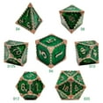 thumbnail image 2 of serony 7Pcs Polyhedral Dice Irregular Big Numbers Role Playing Board Assortment Dices Set Games Green, 2 of 5