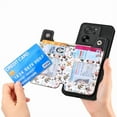thumbnail image 4 of For Xiaomi Mi 11 Retro Painted Zipper Wallet Back Phone Case(Black),iPhone 15 Pro, 4 of 7