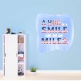 thumbnail image 2 of A Hug Or A Smile Can Go Miles Radiant Heartwaming Soothing Uplifting Quote Wall Art Sticker Designs Vinyl Stickers For Home House Walls Rooms Windows Bedroom Decoration Size (12x12 inch), 2 of 3