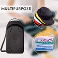 thumbnail image 6 of Homiegear Hat Carrier Case for 12 Caps - Water Resistance Quality Crush Proof Neoprene Cap Carrying Bag - Cap Storage for All New Era Caps Type with Removable Shoulder Strap - Black, 6 of 8