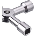 thumbnail image 4 of Llave de utilidad multifunción de 4 vías para llave de apertura de botiquín de caja de gas de agua eléctrica Adepaton YQ-1668, 4 of 7