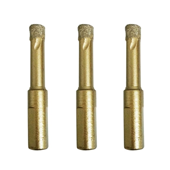 Jashtool Diamond Drill Bits 3 PCS 8mm 5/16 inch Ceramic Diamond Hole Saw Set with Wax Insert Cooling for Ceramic Tile Porcelain Marble Granite Stone Rock Glass