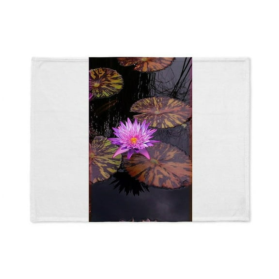 CafePress - Pale Purple Water Lily - Soft Fleece Throw Stadium Blanket, 30"x40"