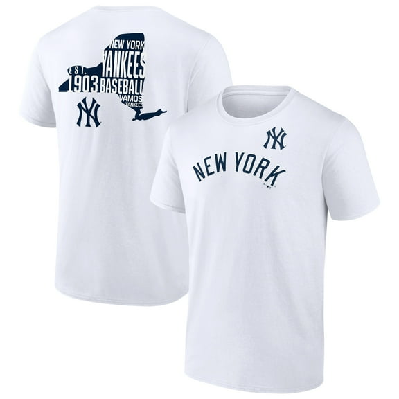 Men's White New York Yankees Team Hot Shot T-Shirt