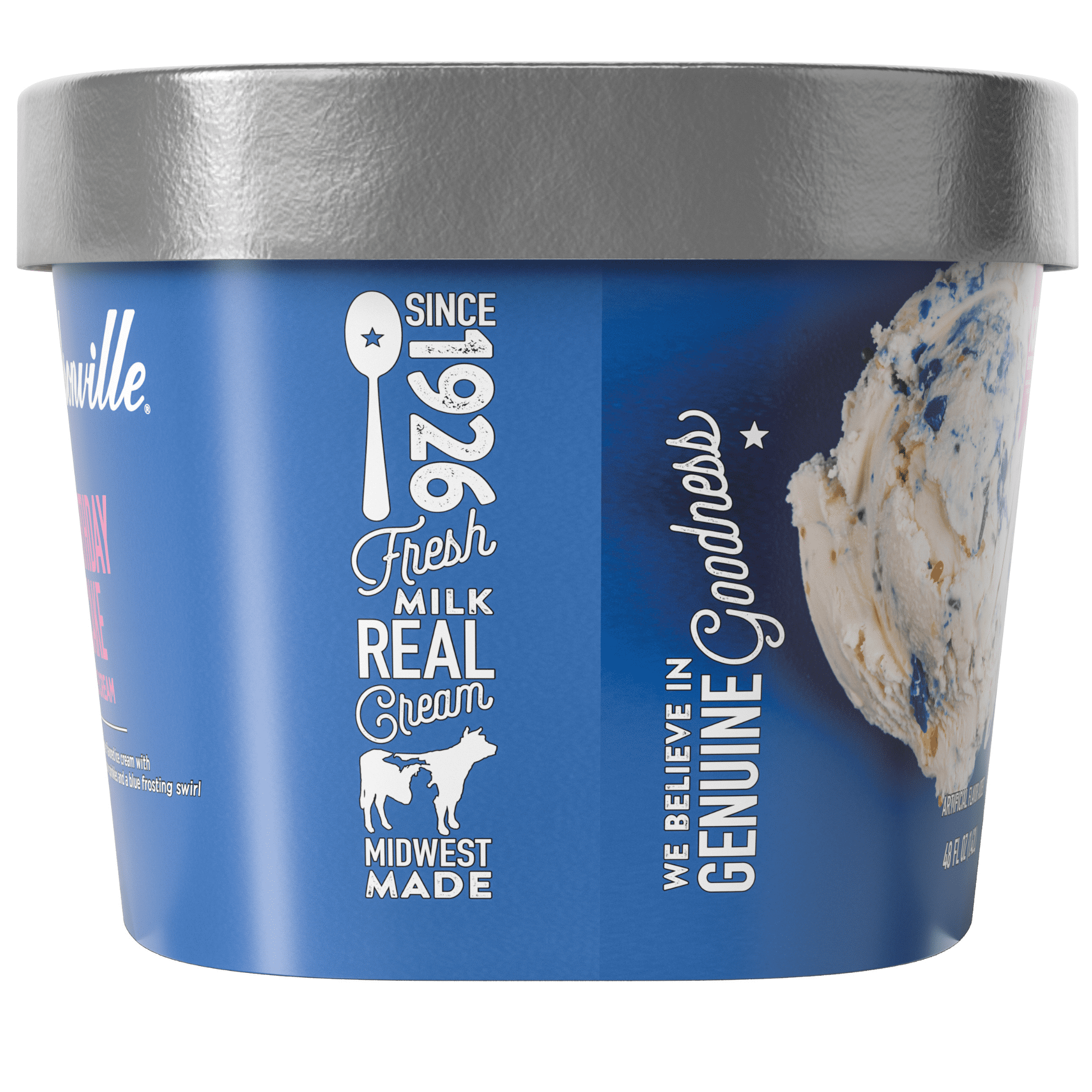 Hudsonville Limited Edition Birthday Cake Ice Cream, 48 fl oz