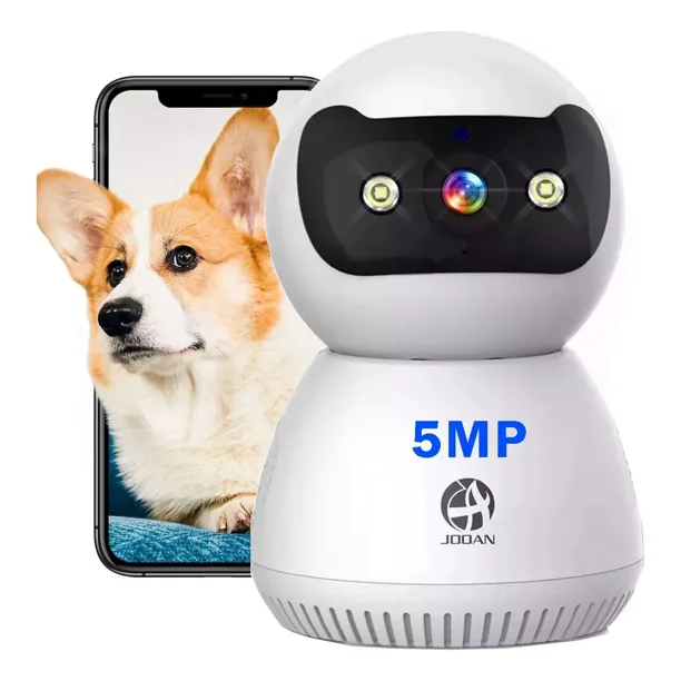 Cámara De Vigilancia Interior Jooan Wifi 5mp 360° Con Alarma