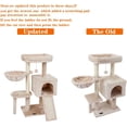 thumbnail image 4 of Cute Cat Tree Kitten Cat Tower for Indoor Cat Condo Sisal Scratching Posts with Jump Platform Cat Furniture Activity Center Play House, 4 of 14