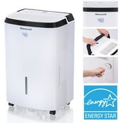 Honeywell TP70PWKN 70 Pint Energy Star Dehumidifier with Pump for Basements & Large Rooms Up To 4000 Sq. Ft. with Mirage Display, Washable Filter to Remove Odor & Filter Change Alert
