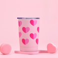 thumbnail image 2 of RyanK Valentine'S Day Gifts Valentine'S Day Decorations New Stainless Steel Insulated Cup With Straw Milk Tea Cup Coffee Cup Valentine's Day Set Of Portable Handle Sports Mug S, 2 of 6