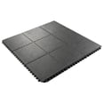 thumbnail image 2 of Interlocking Antifatigue Mat Tile, Rubber, 3 ft W x 3 ft L, 5/8 in Thick, 2 of 7