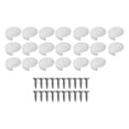 thumbnail image 3 of 20/50Pcs Mirror Wall Hanging Fixing Kit Frameless Plastic Wall Mounting Clips A 20Pcs, 3 of 9