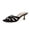 Black, variant on Cushionaire Malta Strappy Kitten Heels for Women, Dressy Open Toe Low Heel Sandals with Memory Foam Comfort
