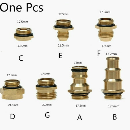 

1PCS High-pressure Car Washing Machine Water Gun Copper Accessories Tail Connector