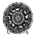 thumbnail image 3 of veasfak Calendar Dowsing Board Set Home Decoration Round Chart Mat Wiccan Altar Supplies D, 3 of 9