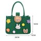 thumbnail image 2 of Bolsa de mano de fieltro Totes Kids Cute Cartoon Fabric Top-Handle Shopping Shoulder Bag JShteea Para Estrenar, 2 of 7