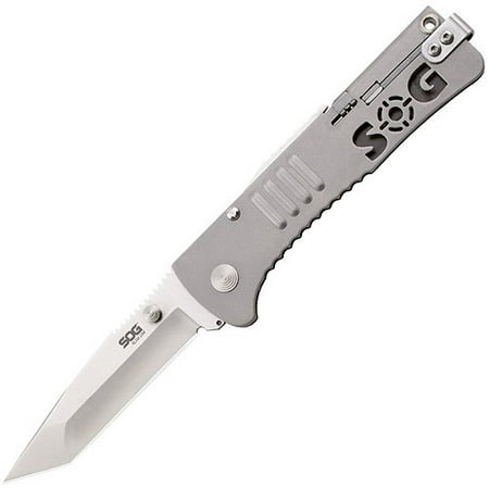 SOG SJ33BX-1540 SlimJim Knife with Straight Edge Assisted Folding 3.18