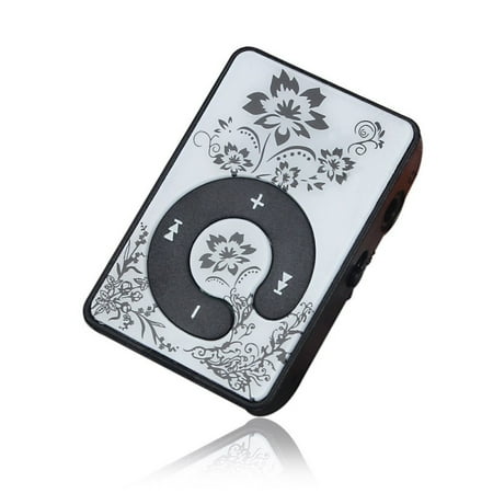 Mp3 Player Mini Mirror Clip USB Digital Mp3 Music Player Support 8GB SD TF Card 6 Colors