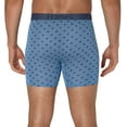 thumbnail image 4 of Hanes Originals Men's SuperSoftBoxer Brief Underwear Pack, Black/Stone/Print, 3-Pack, 4 of 7