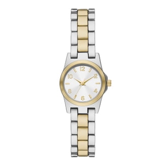 Two-Tone Ladies Bracelet Watch with Matching Links Time and Tru Women main image 4