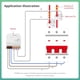 thumbnail image 5 of Medidor de Energía Inteligente Tuya Zigbee Bifásico, Máx. 120 A, Monitoreo de Potencia en Tiempo Real con 2 Pinzas, 5 of 5